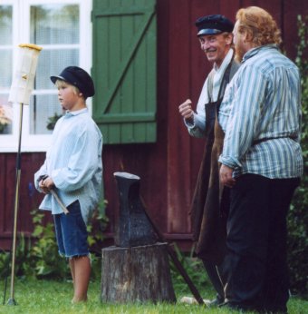 "Smedscen" Rasmus Ludvigsson, Bernt Jonsson och Bo Litonius